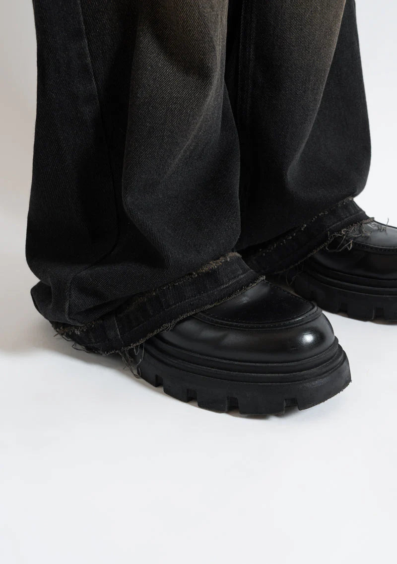 Pure Monclair washed black brown jean PUR19804