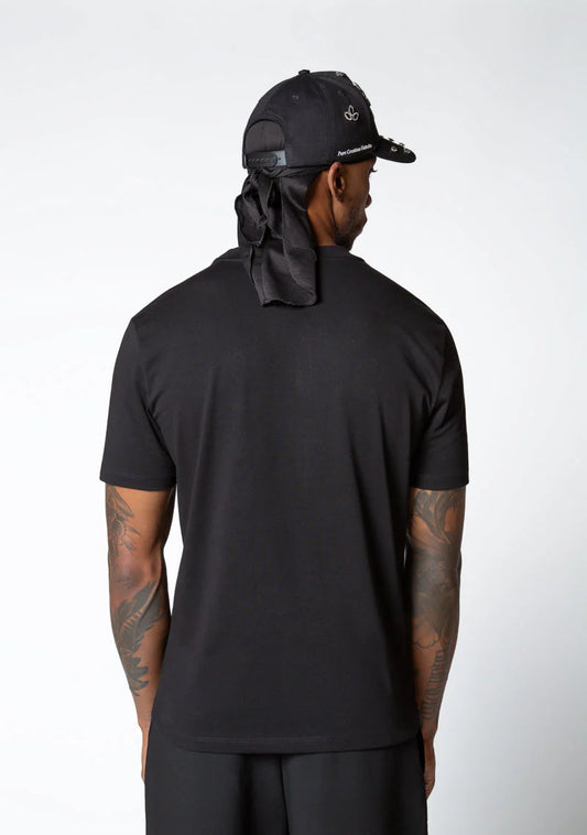 Pure Dopamine black slim t-shirt PUR19829
