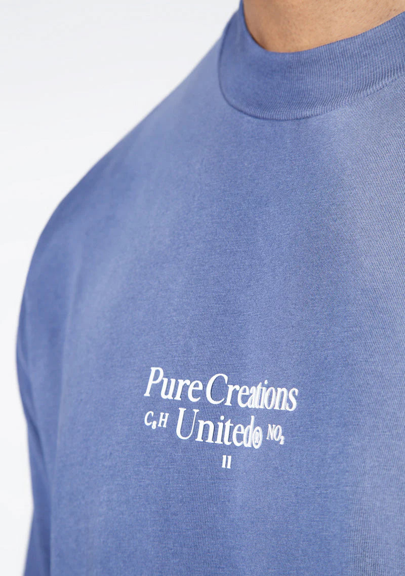 Pure Dopamine blue t-shirt PUR19833