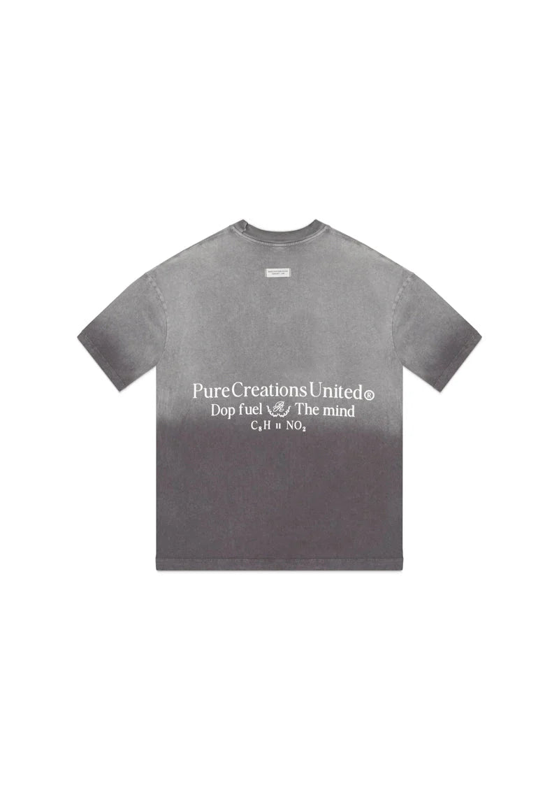 Pure Dopamine black wash t-shirt PUR19835