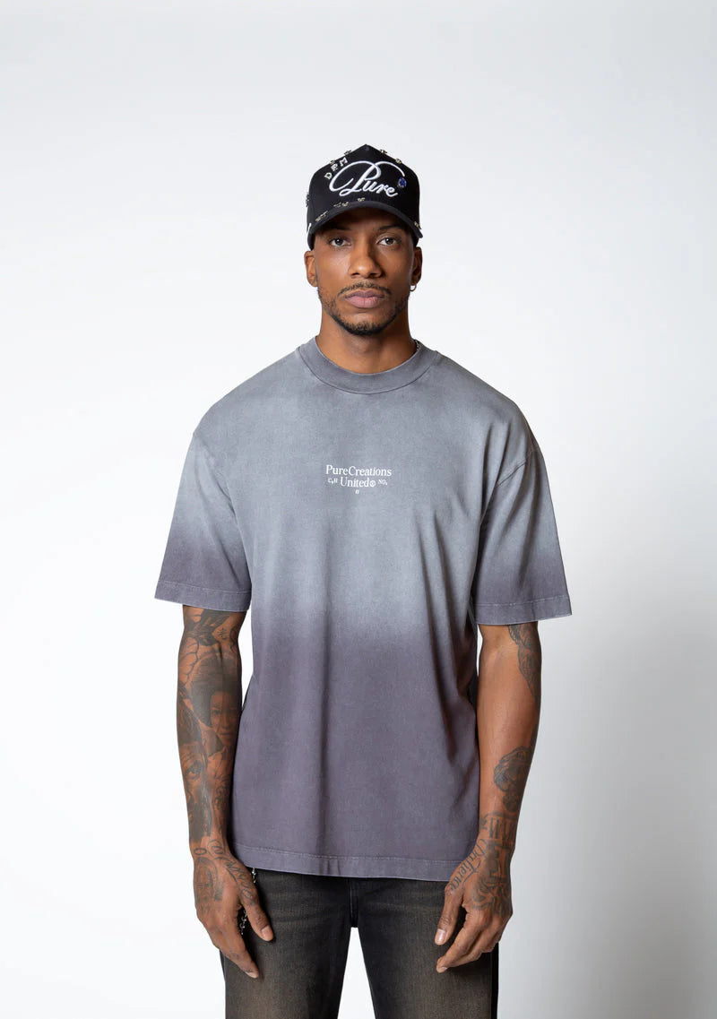 Pure Dopamine black wash t-shirt PUR19835