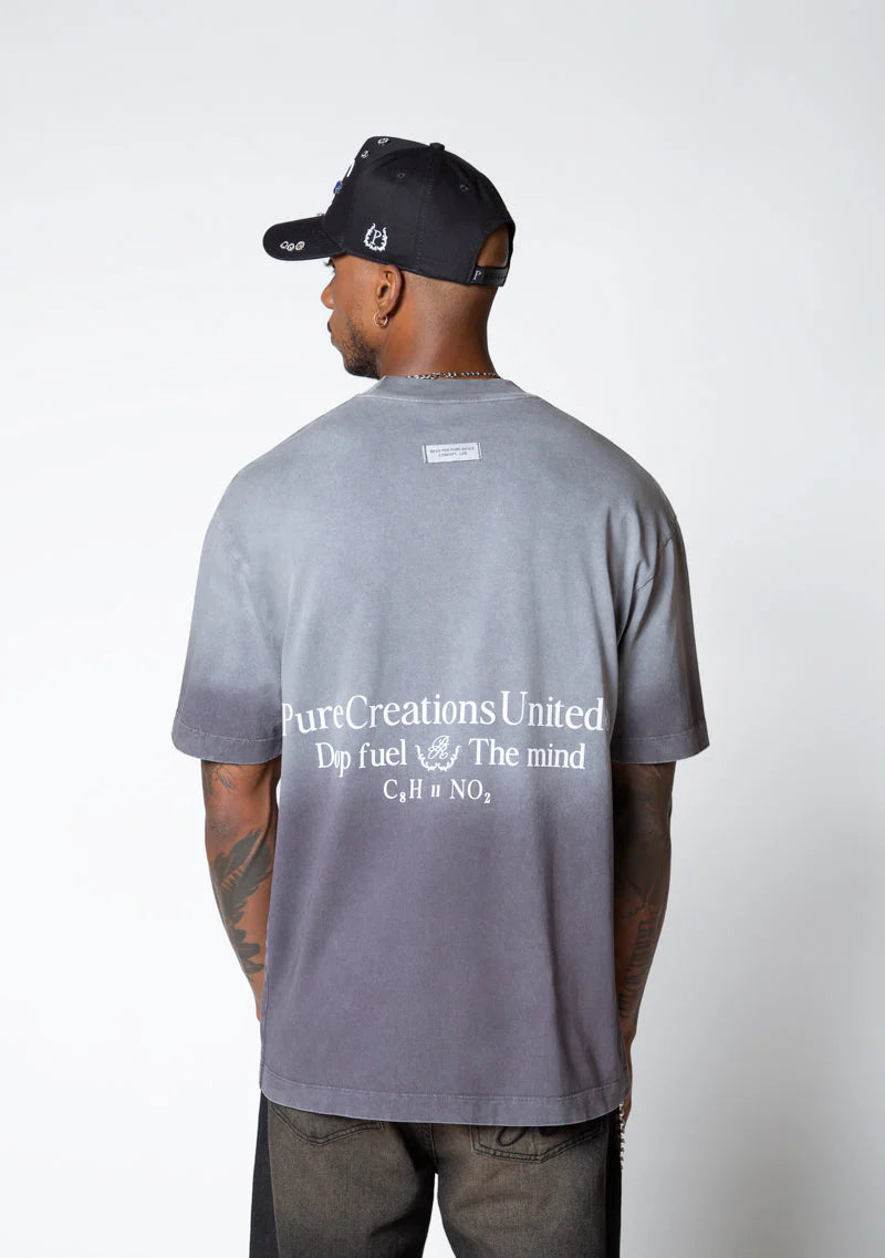 Pure Dopamine black wash t-shirt PUR19835