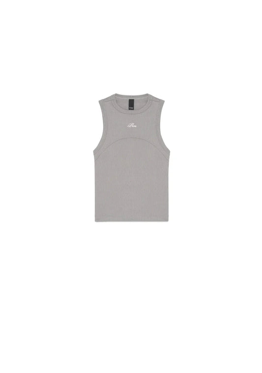 Pure Dopamine grey rib tank top PUR19850