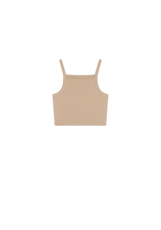 Pure Monclair brown crop top PUR20288