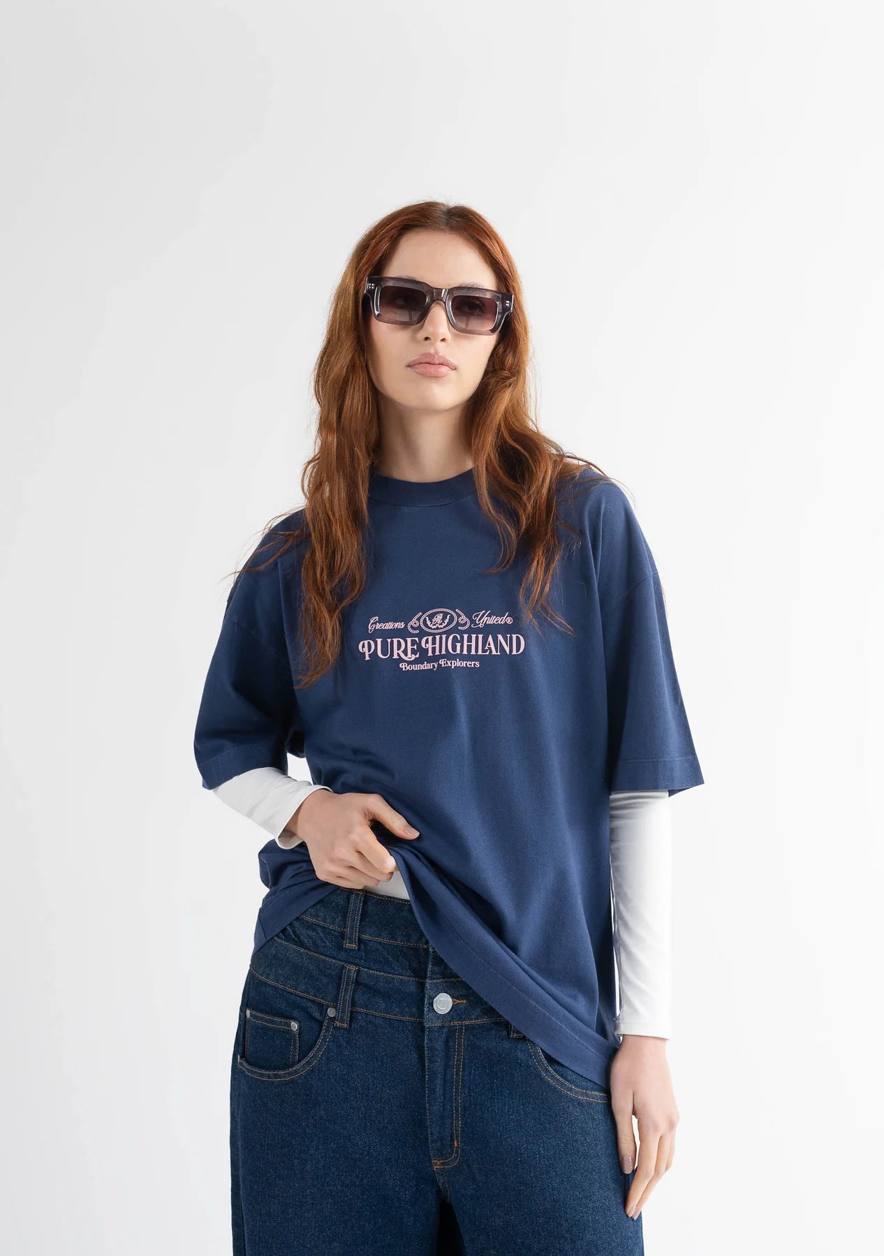 Pure highland blue t-shirt PUR20310