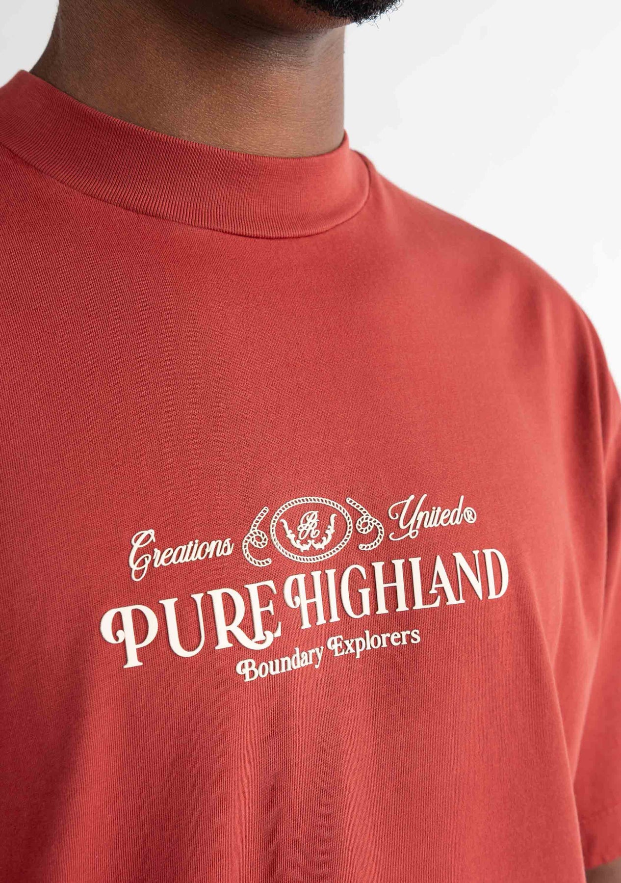 Pure highland red t-shirt PUR20311