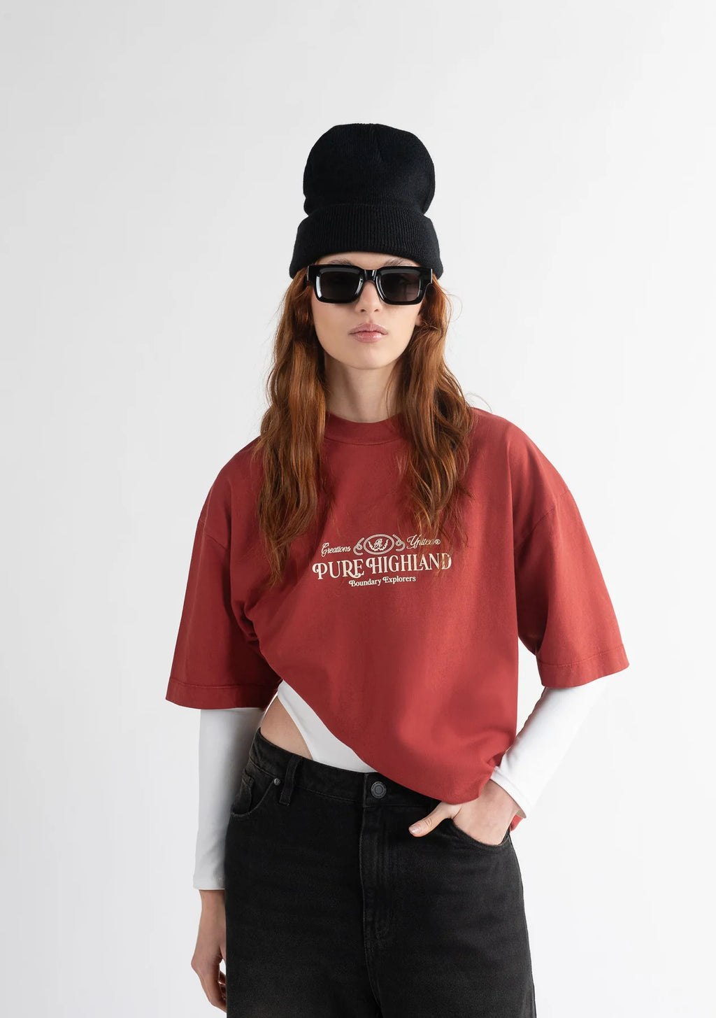 Pure highland red t-shirt PUR20311