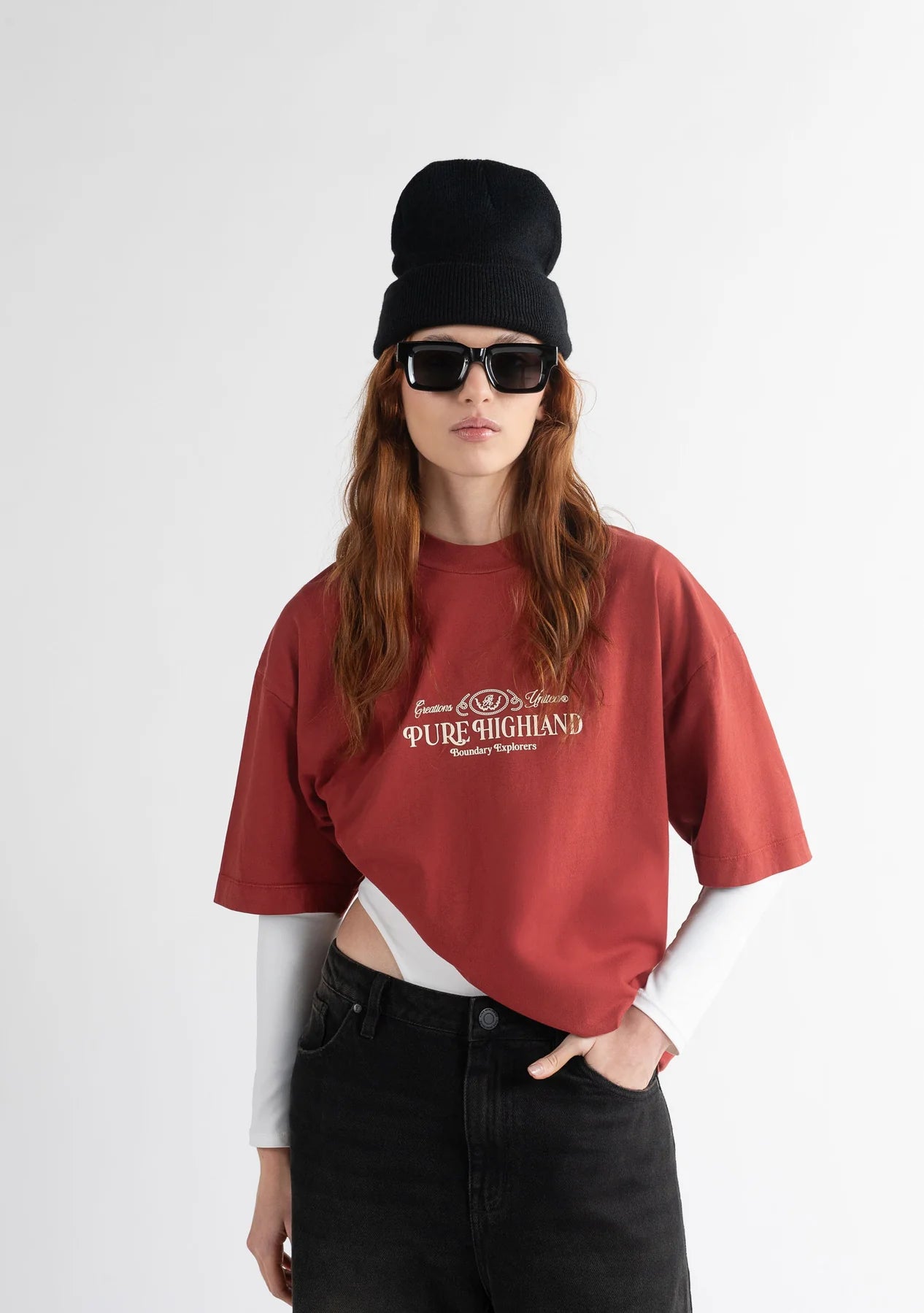 Pure highland red t-shirt PUR20311