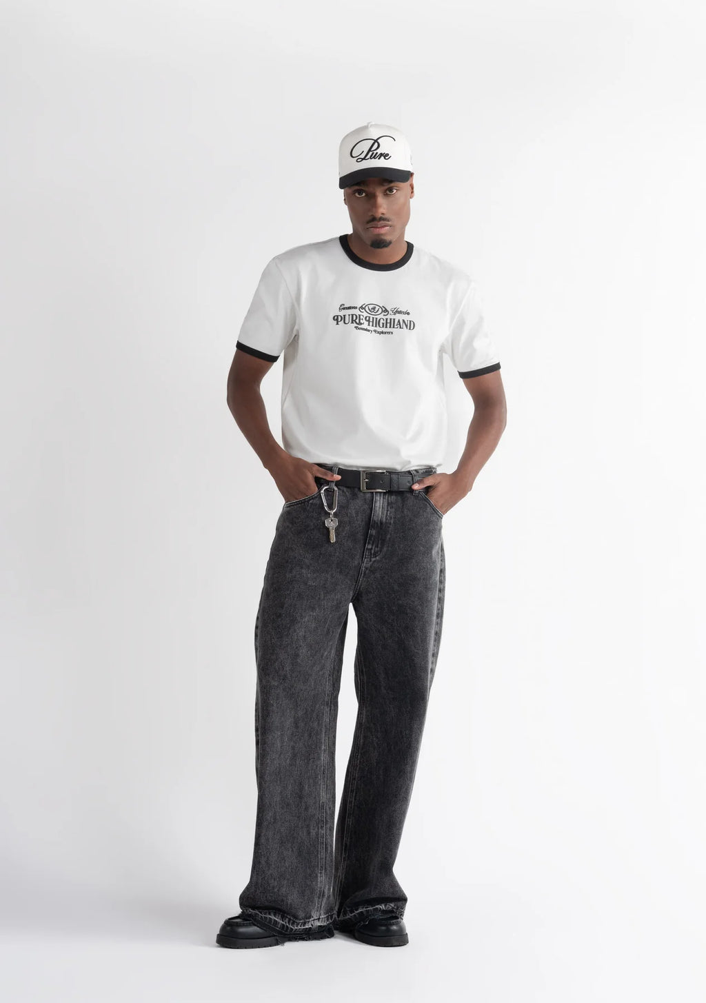 Pure highland contrast t-shirt PUR20314