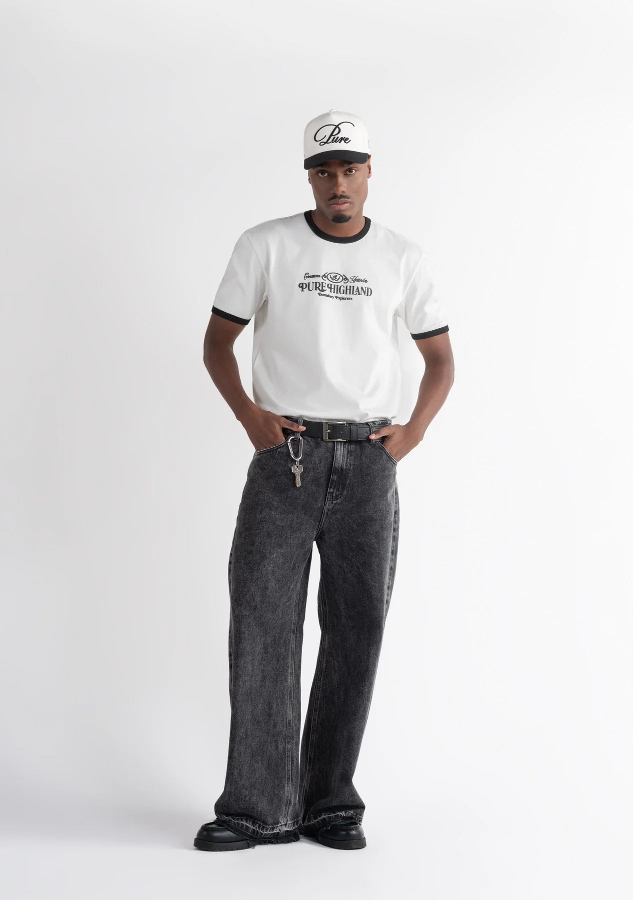 Pure highland contrast t-shirt PUR20314