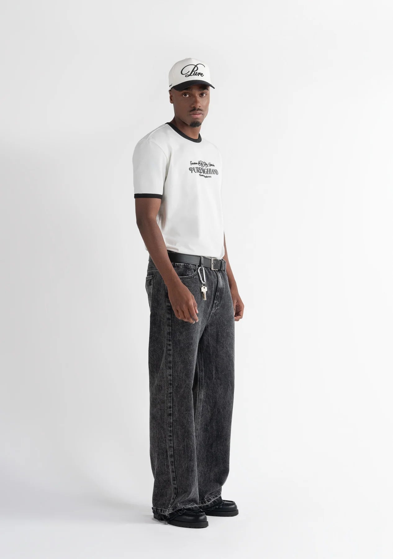 Pure highland contrast t-shirt PUR20314