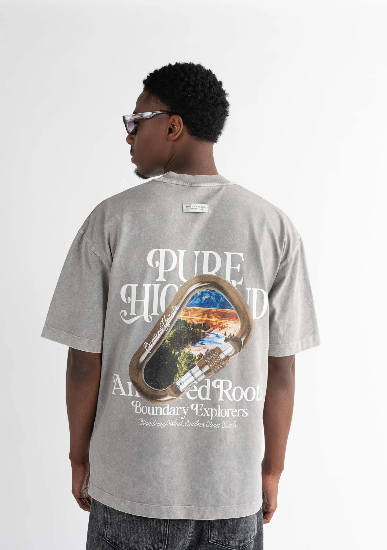 Pure highland carabiner t-shirt PUR20318