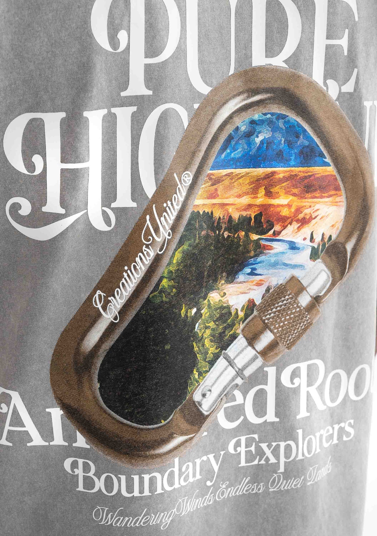 Pure highland carabiner t-shirt PUR20318