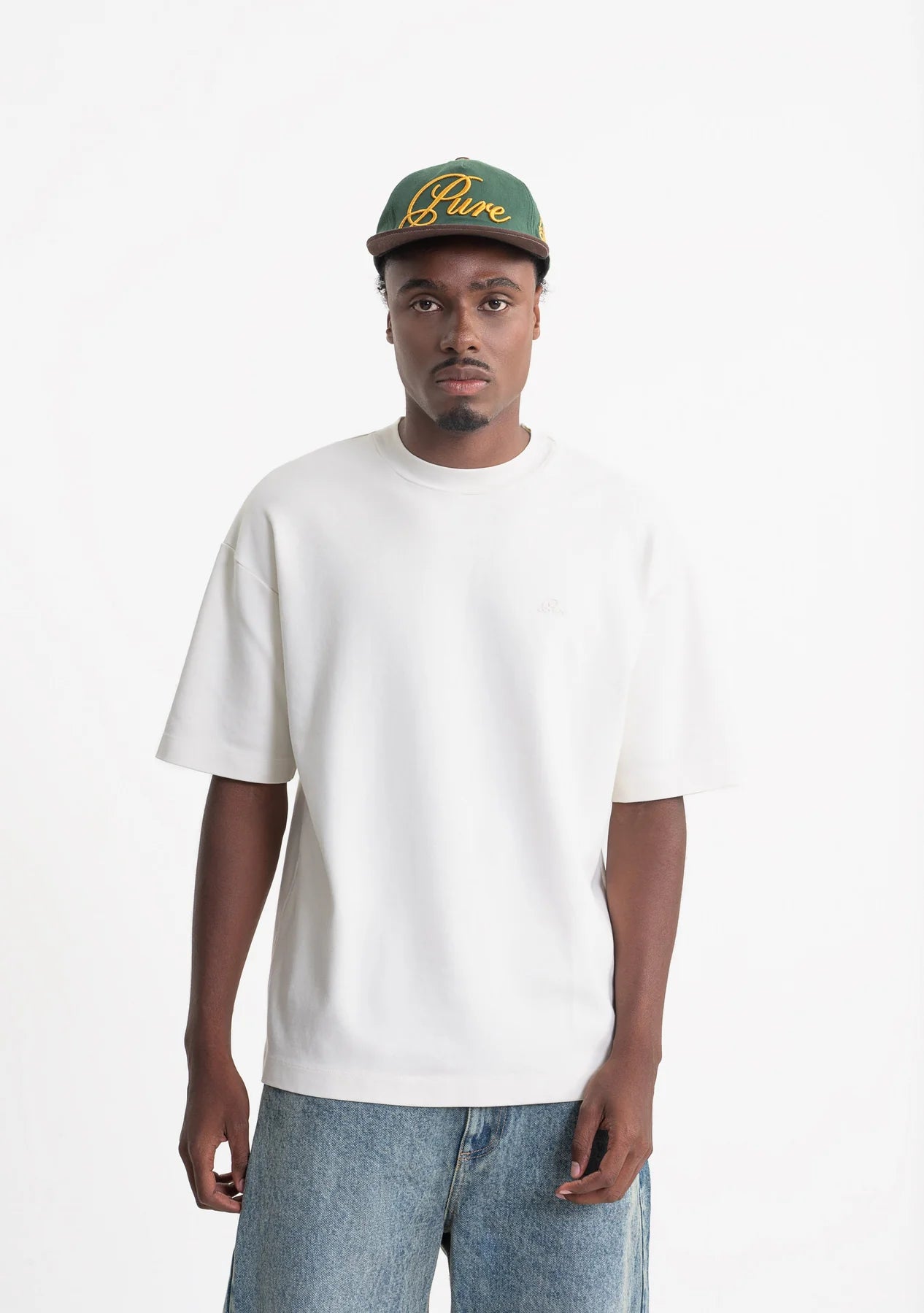 Pure rustic cream t-shirt PUR21225