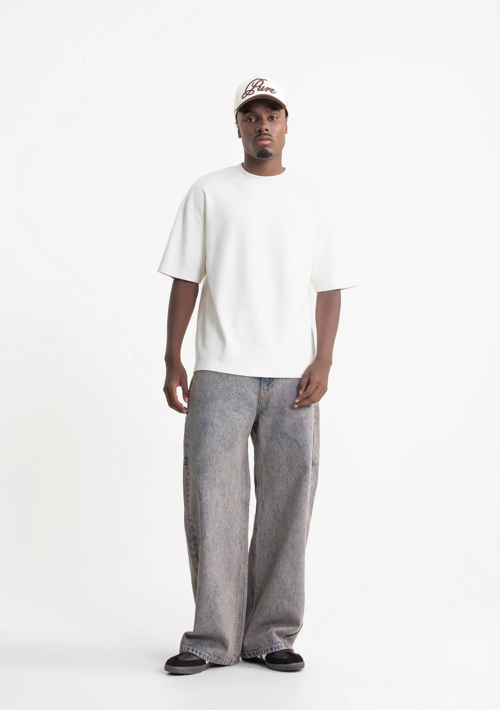 Pure rustic cream t-shirt PUR21225