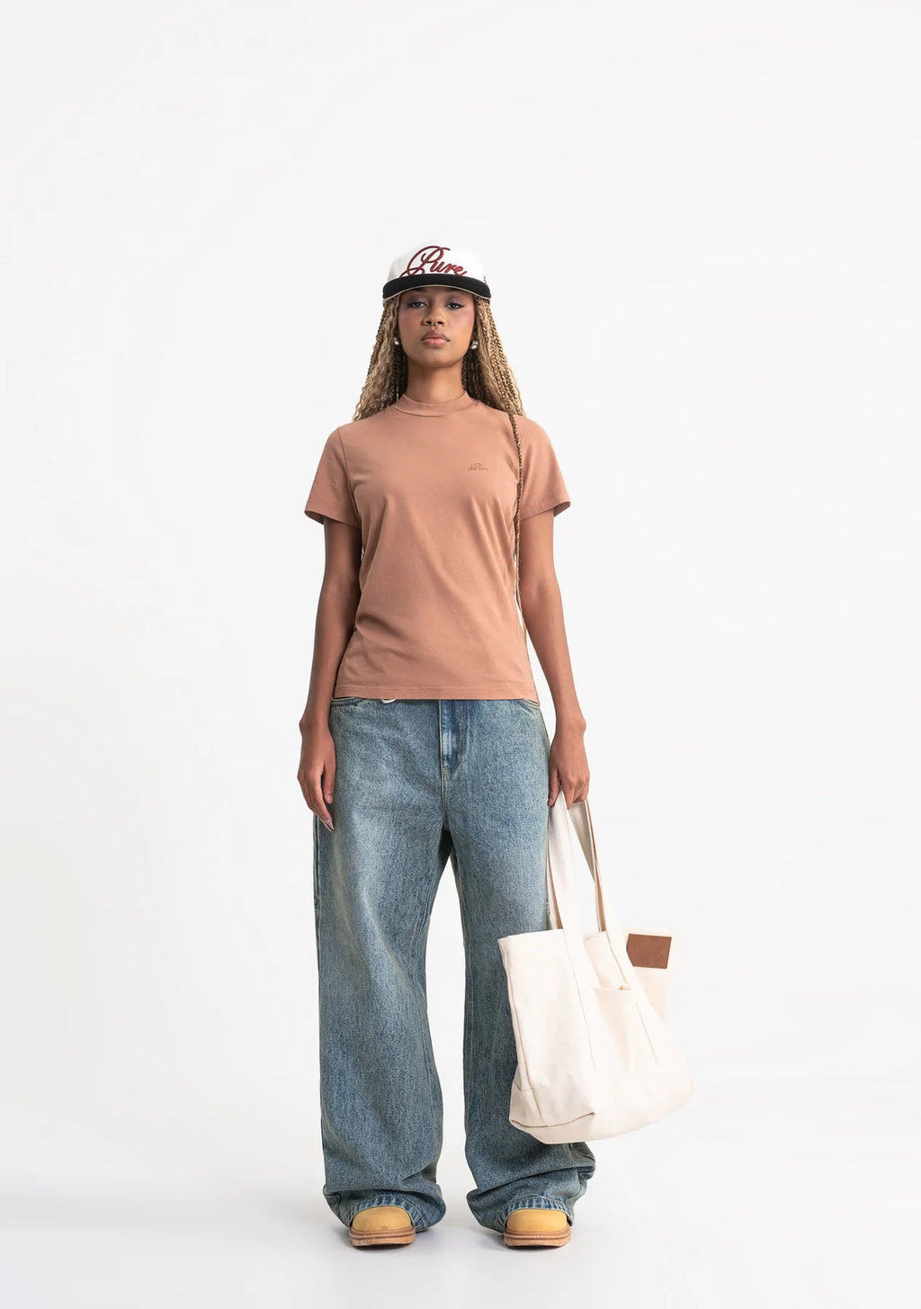 Pure rustic women clay t-shirt  PUR21237