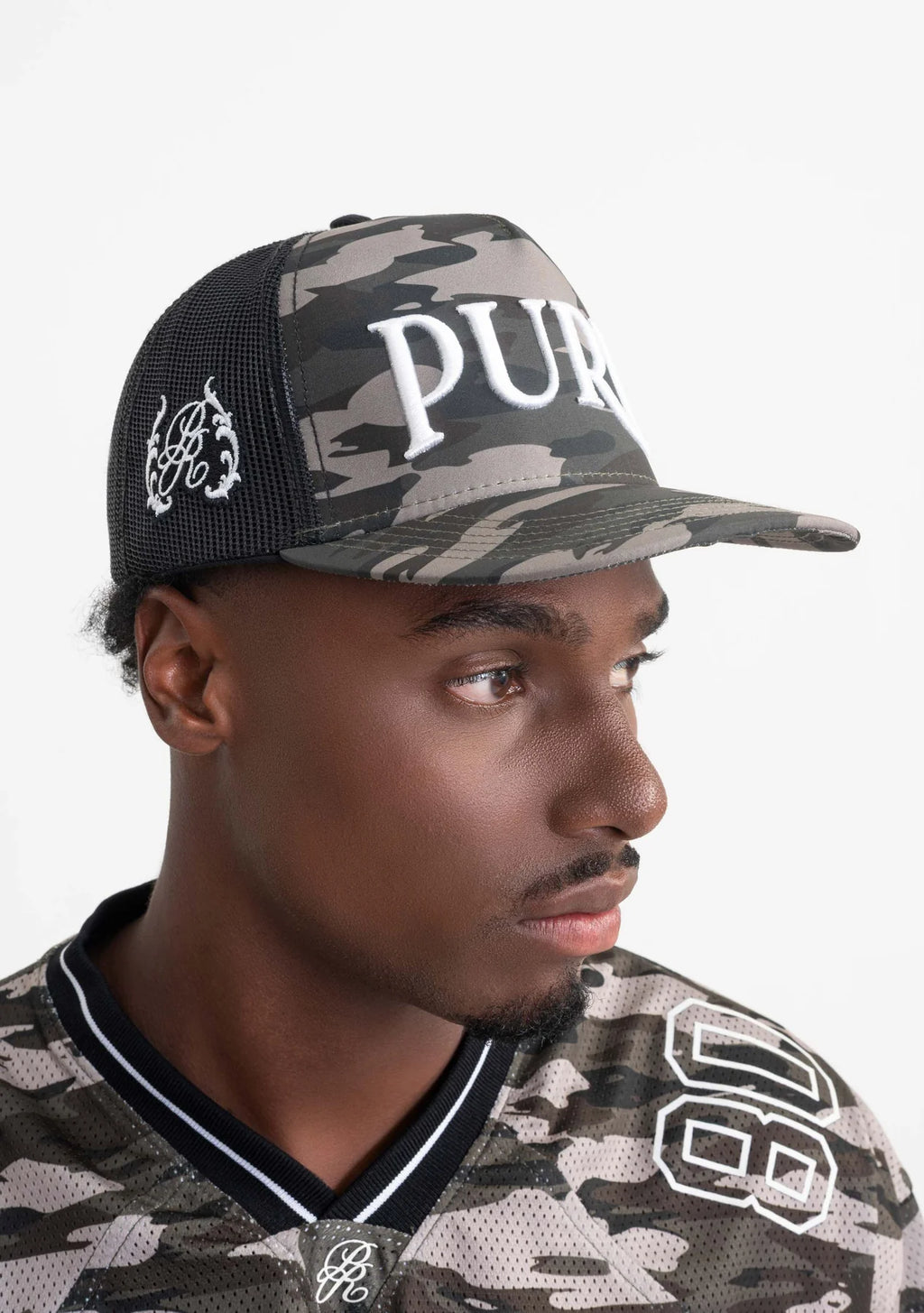 Pure rustic camouflaged cap PUR21239