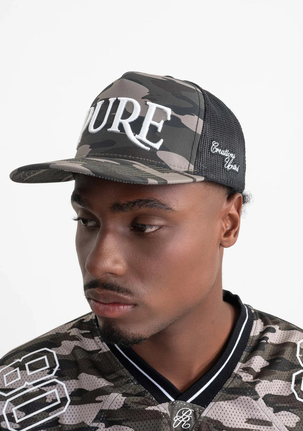 Pure rustic camouflaged cap PUR21239