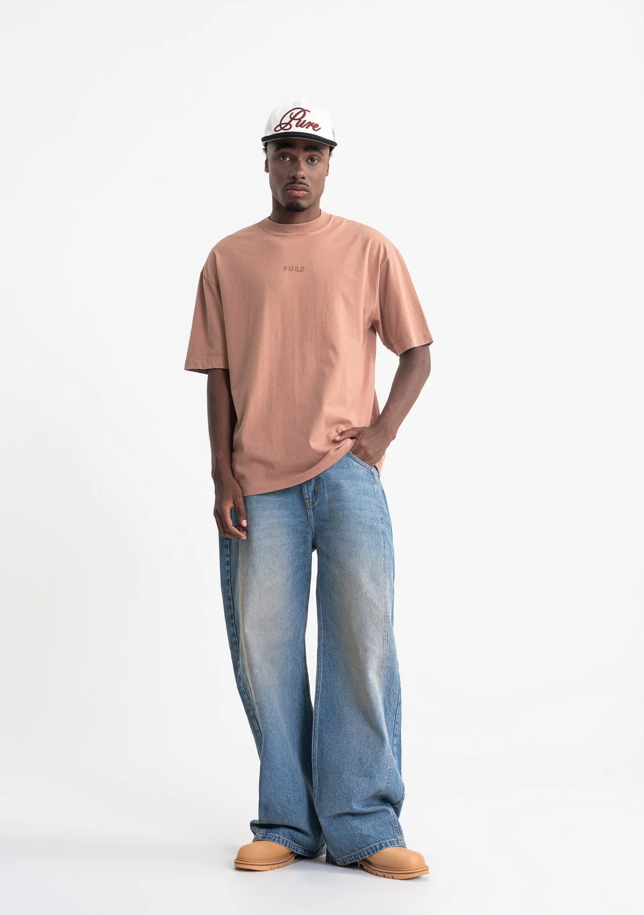 Pure rustic clay t-shirt PUR21248