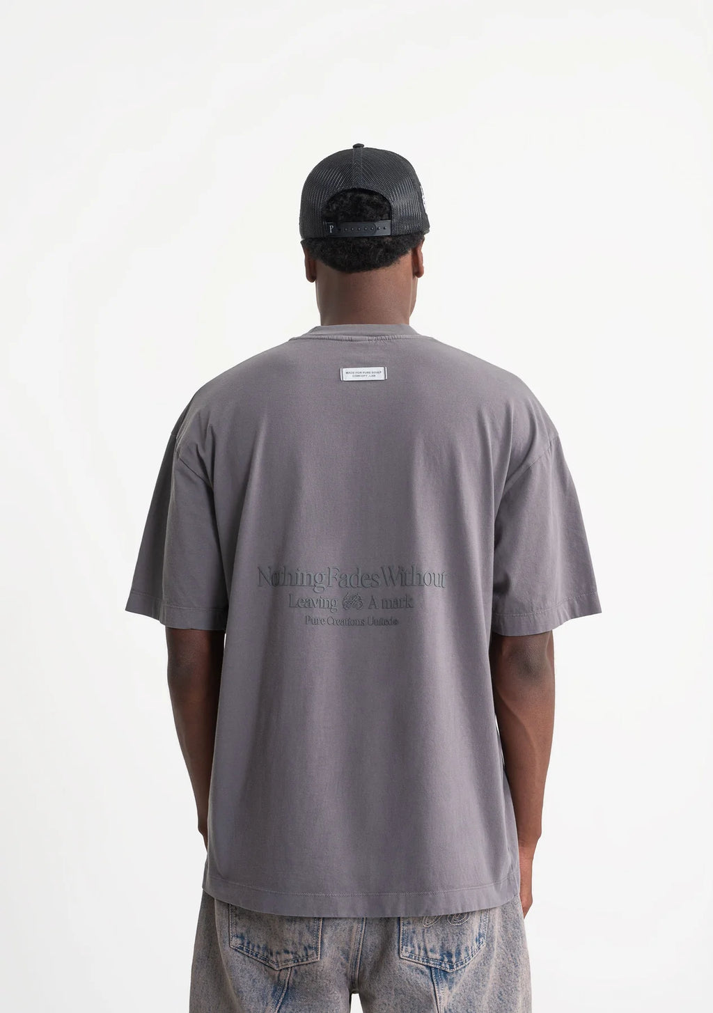 Pure rustic dark grey t-shirt PUR21249