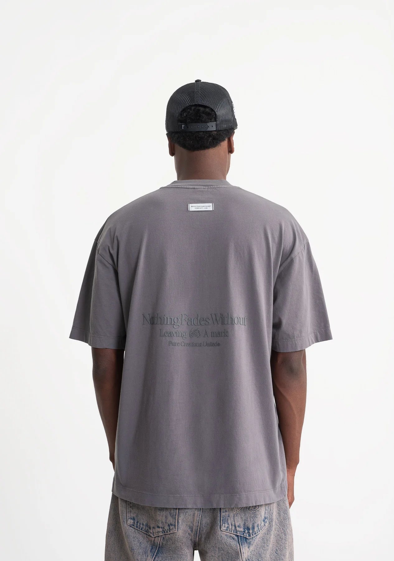 Pure rustic dark grey t-shirt PUR21249