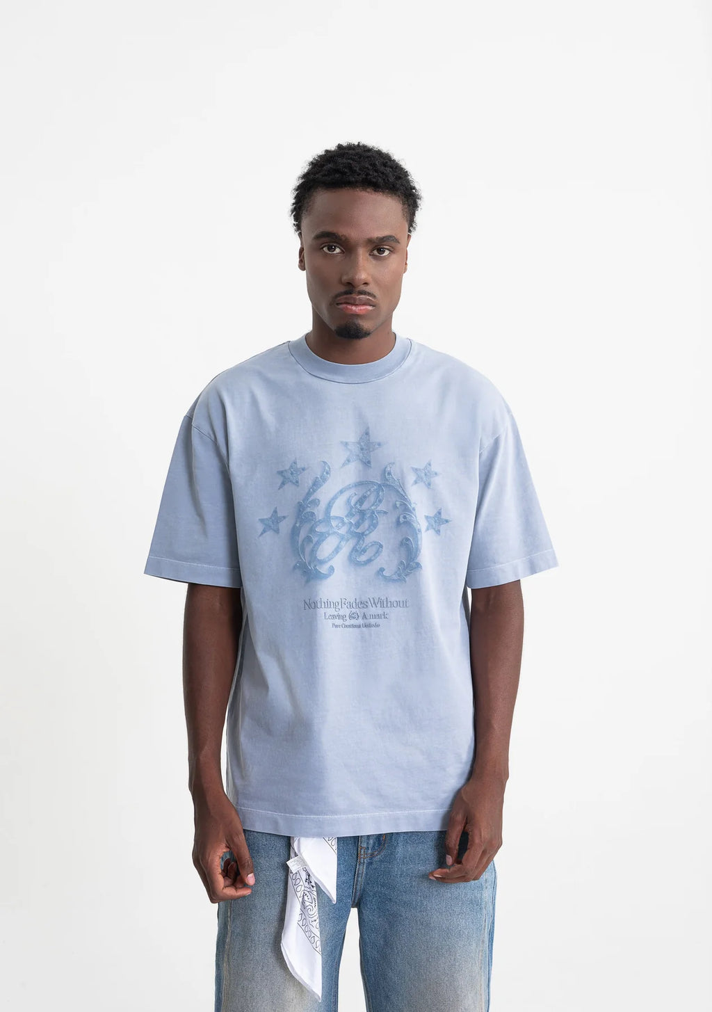 Pure rustic blue t-shirt PUR21250