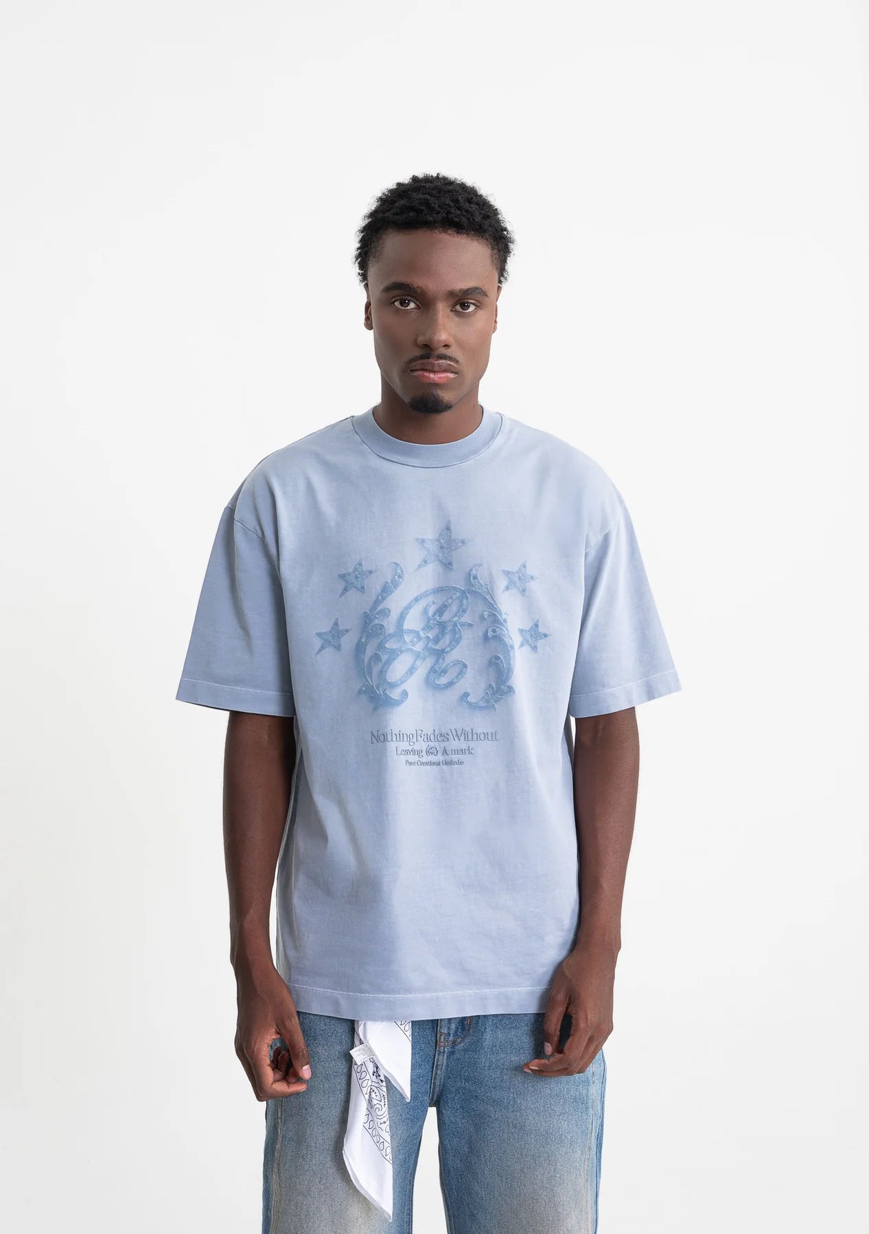 Pure rustic blue t-shirt PUR21250