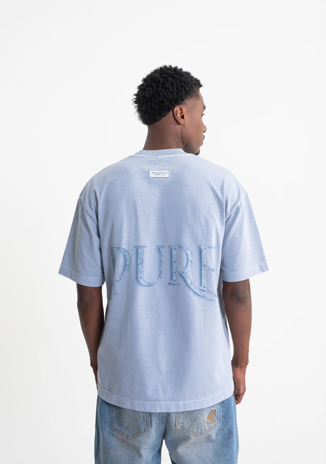 Pure rustic blue t-shirt PUR21250
