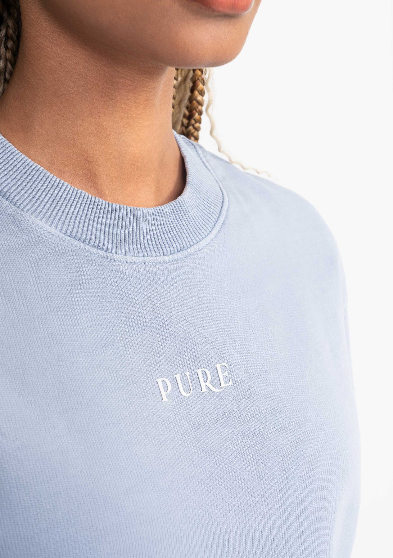 Pure rustic blue croptop PUR21264