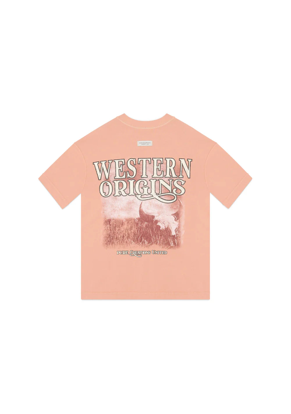 Pure before the west coral t-shirt PUR21543
