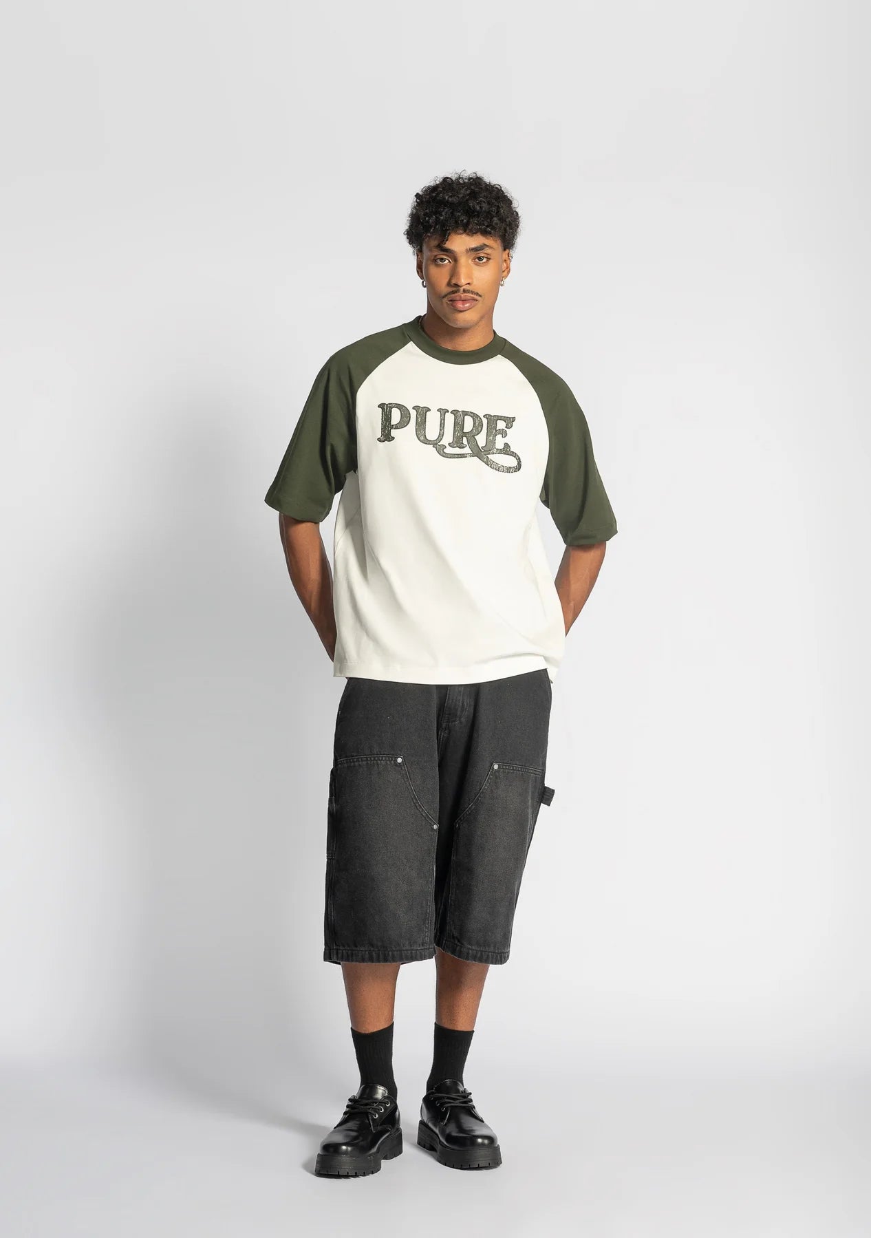 Pure before the west raglan shirt PUR21545
