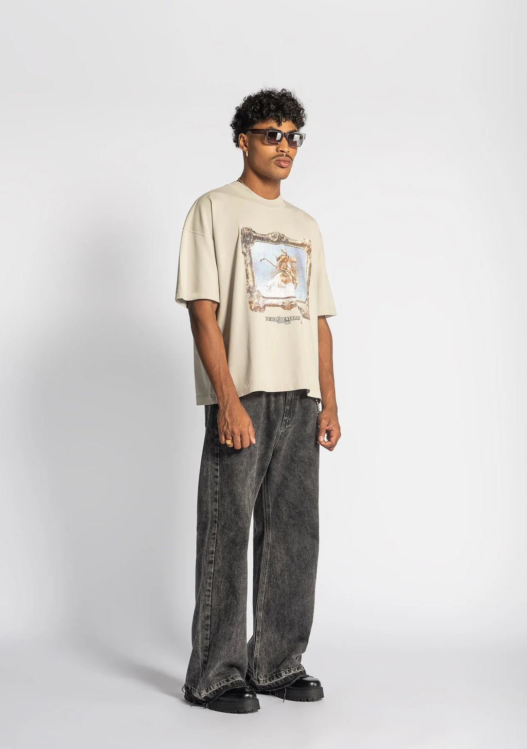 Pure before the west sand t-shirt PUR21546