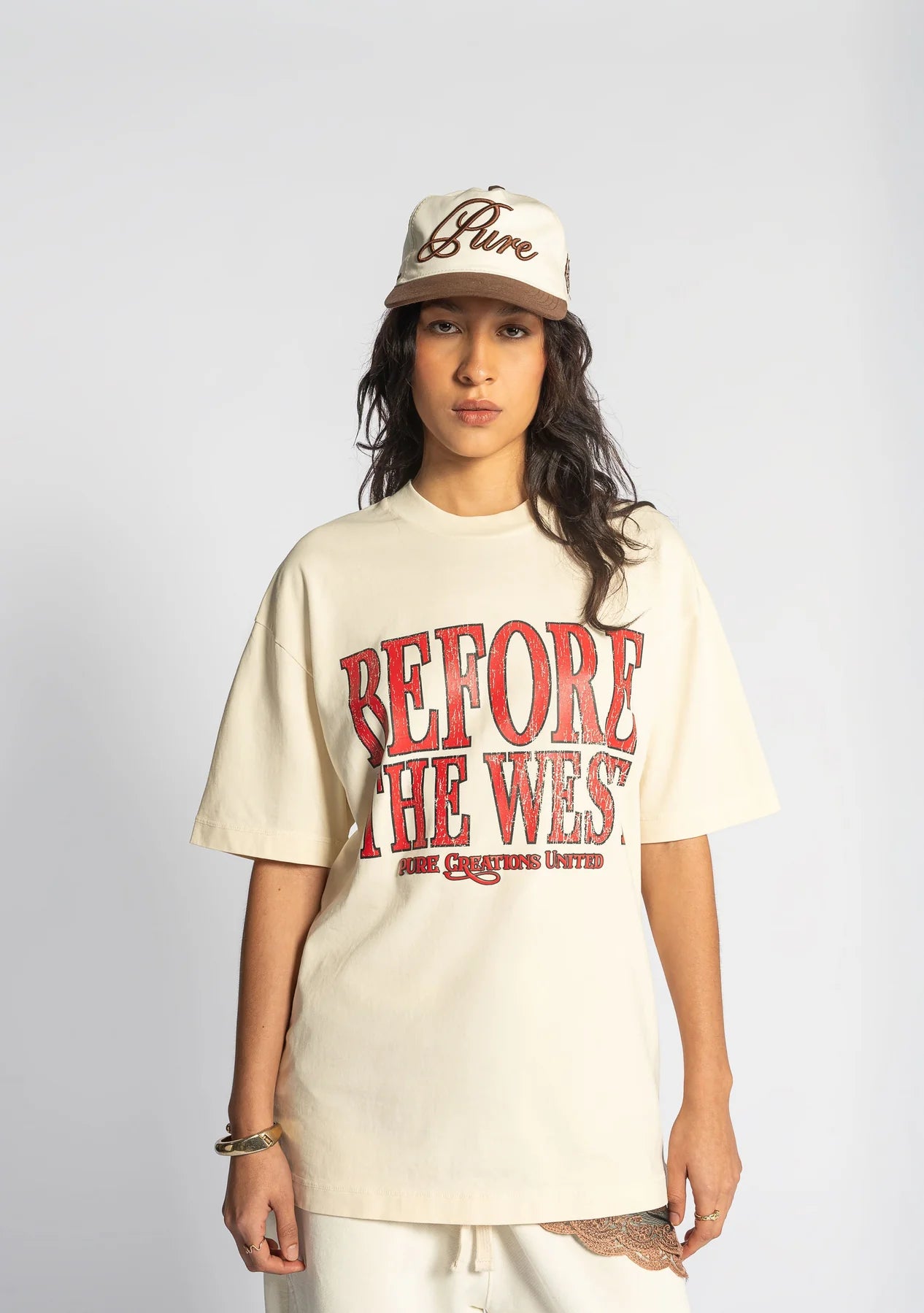 Pure before the west vanilla t-shirt  PUR21572