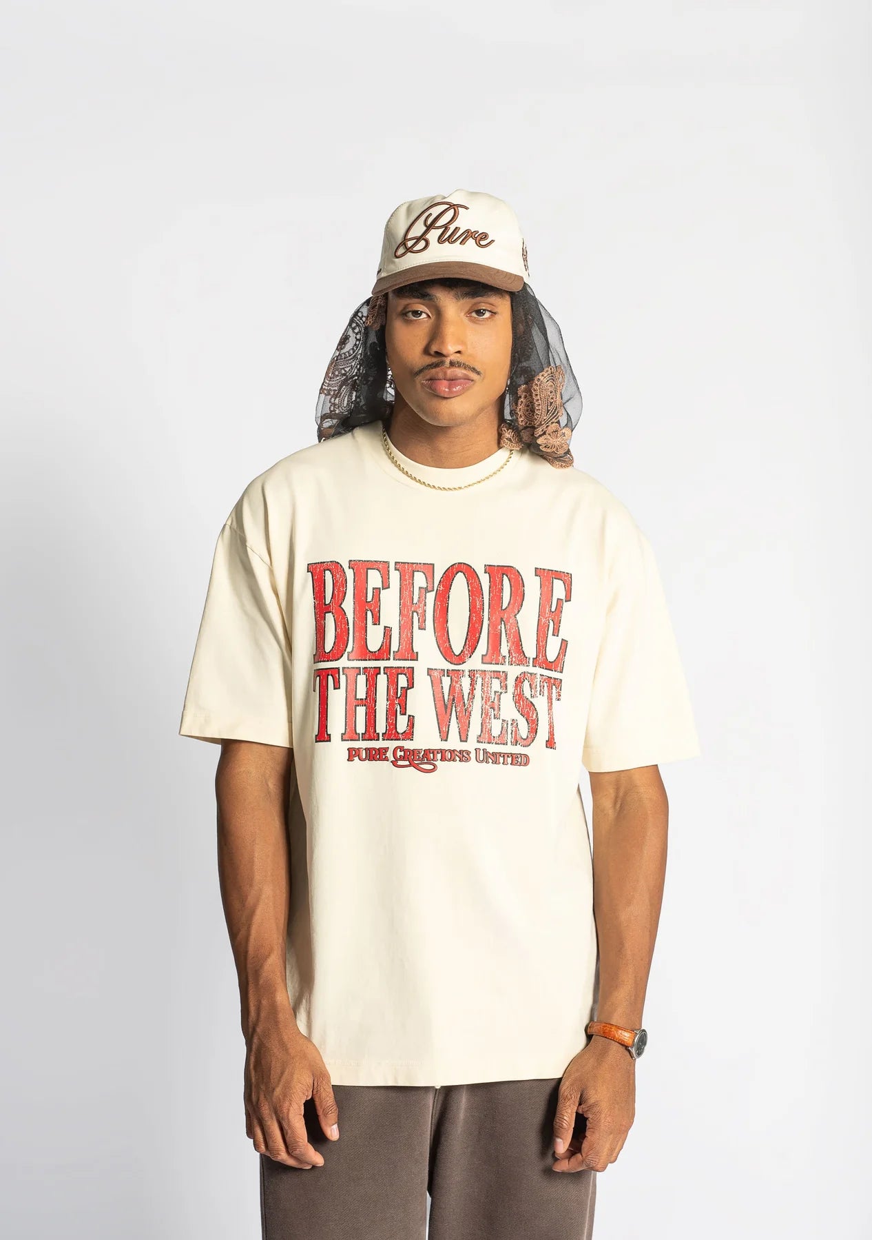 Pure before the west vanilla t-shirt  PUR21572