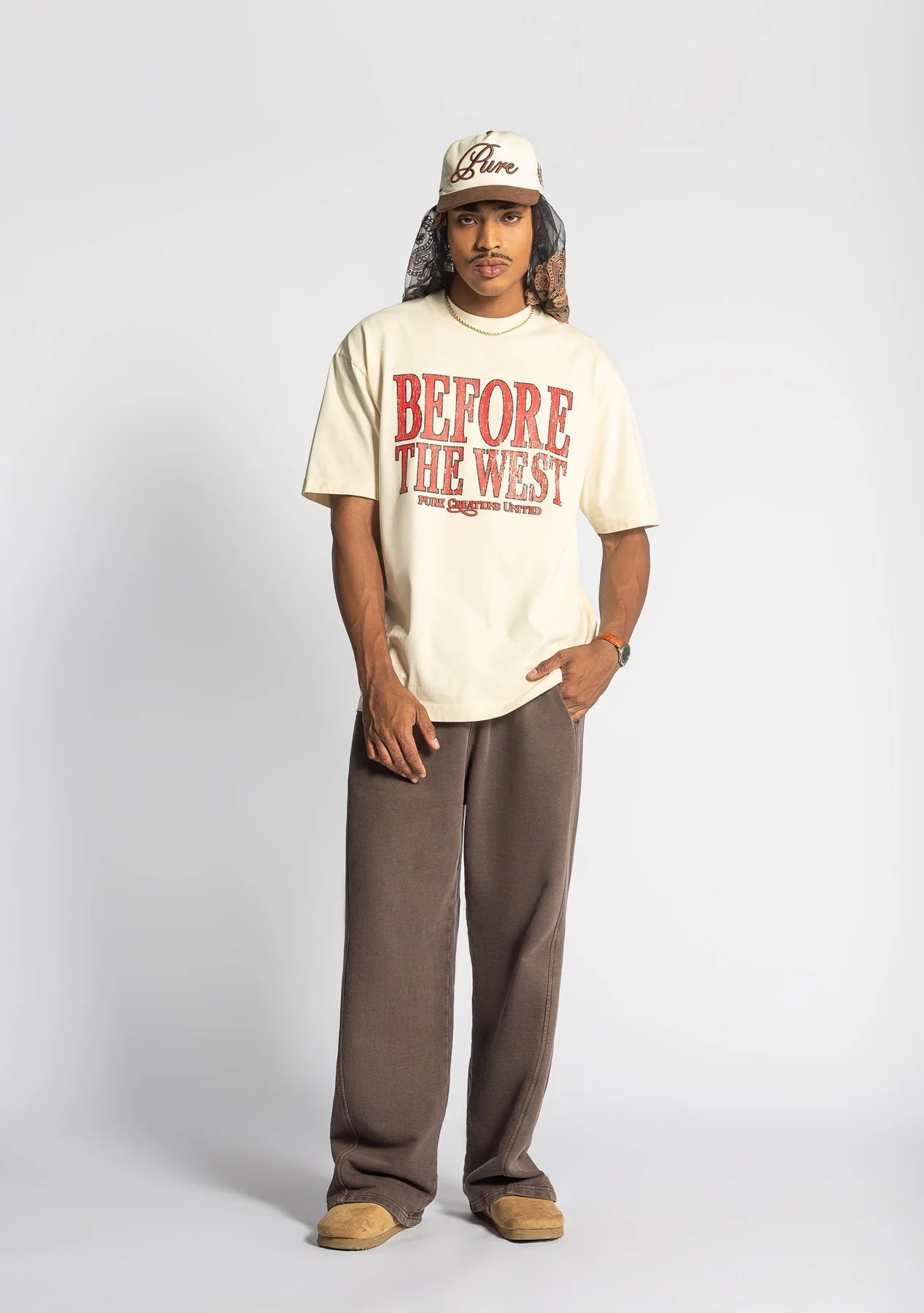 Pure before the west vanilla t-shirt  PUR21572