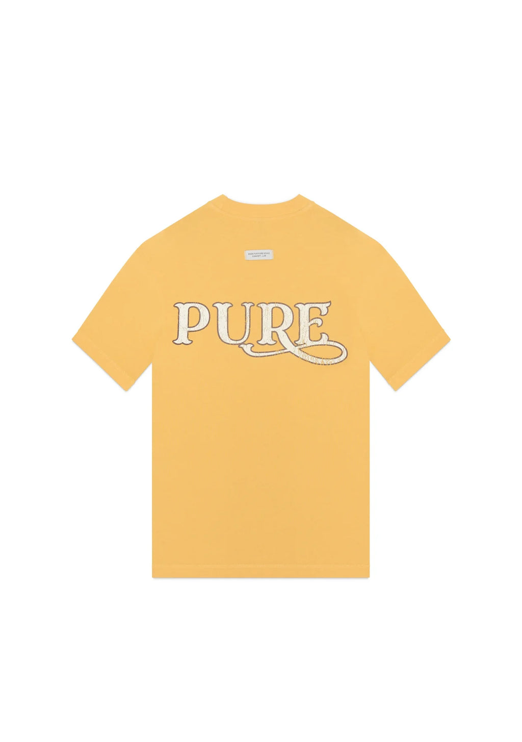 Pure before the west mustard t-shirt PUR21573