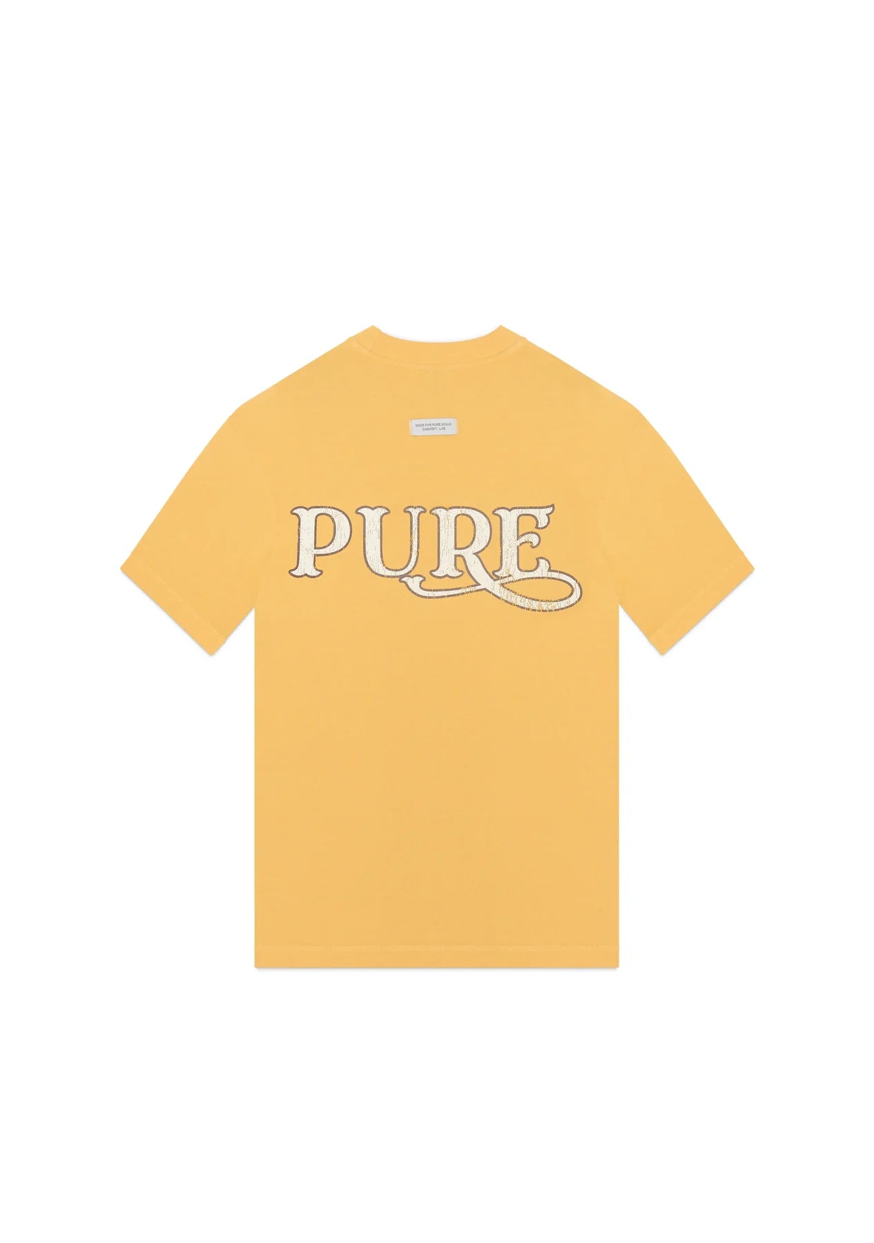 Pure before the west mustard t-shirt PUR21573