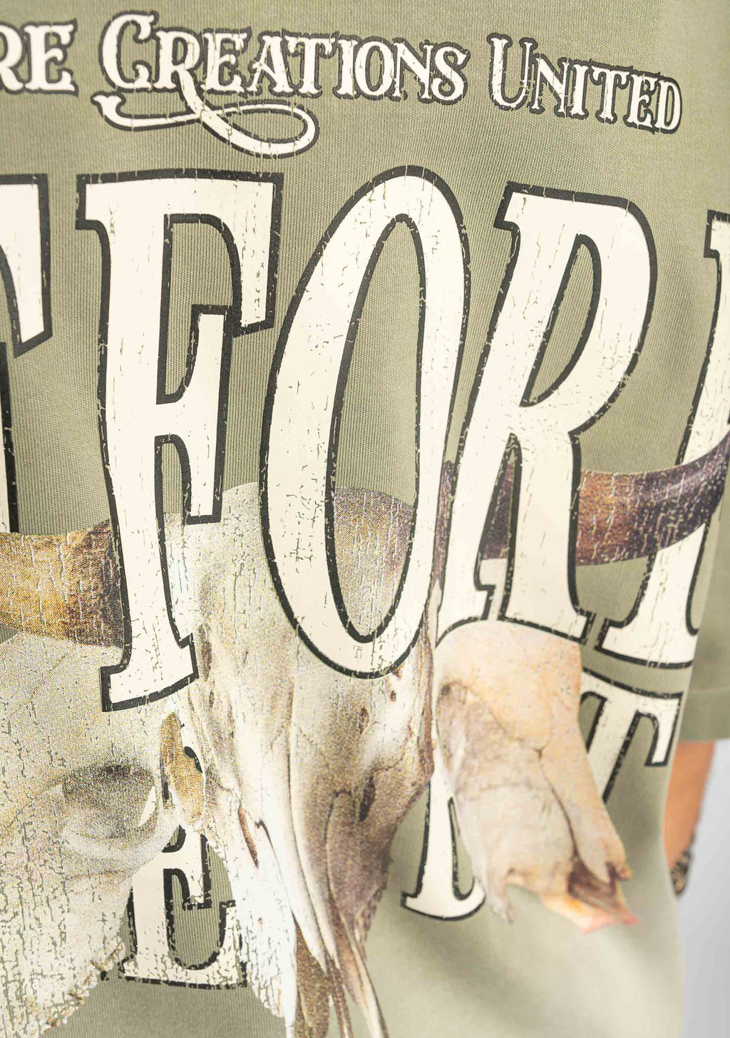 Pure before the west green t-shirt PUR21574