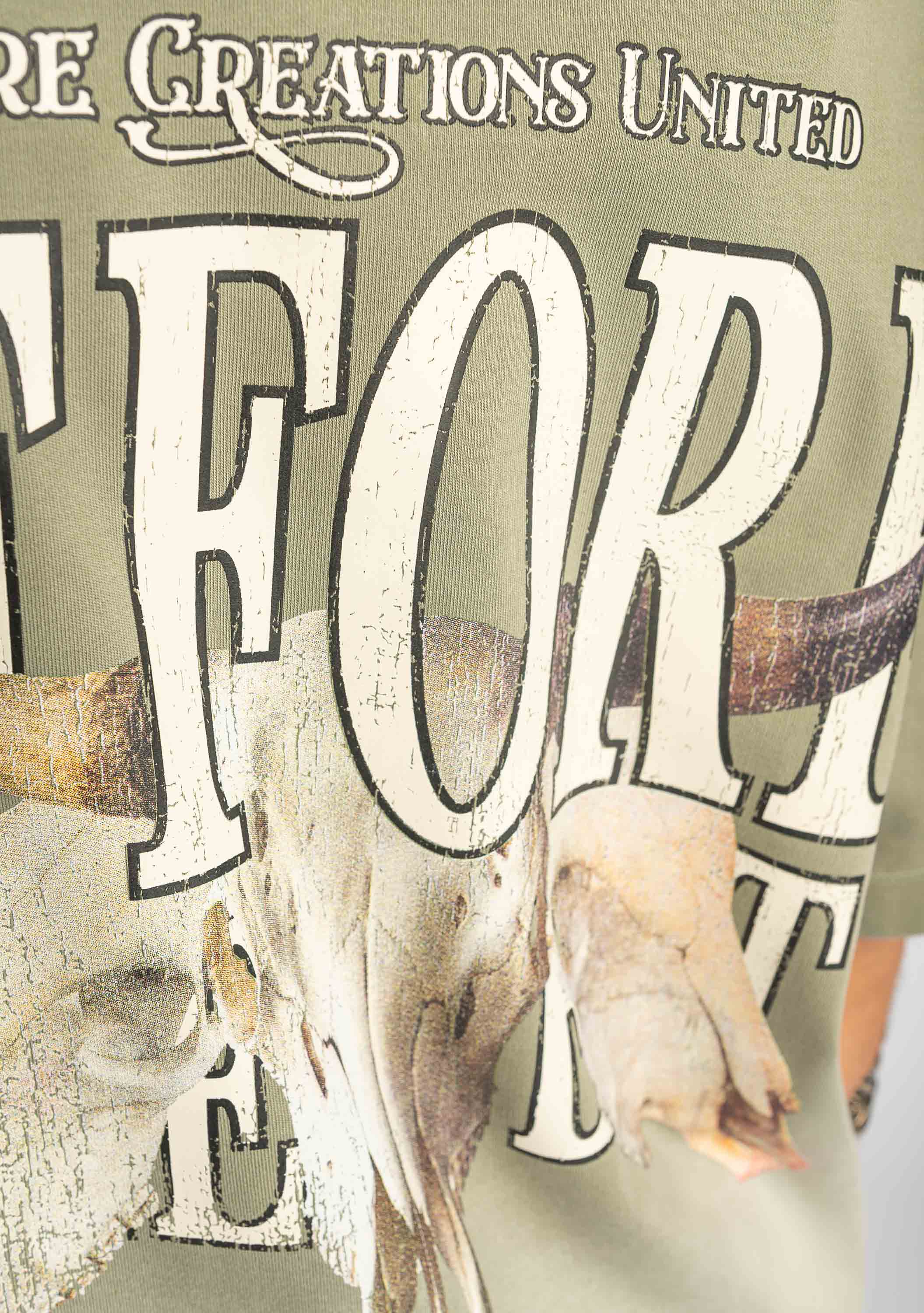 Pure before the west green t-shirt PUR21574