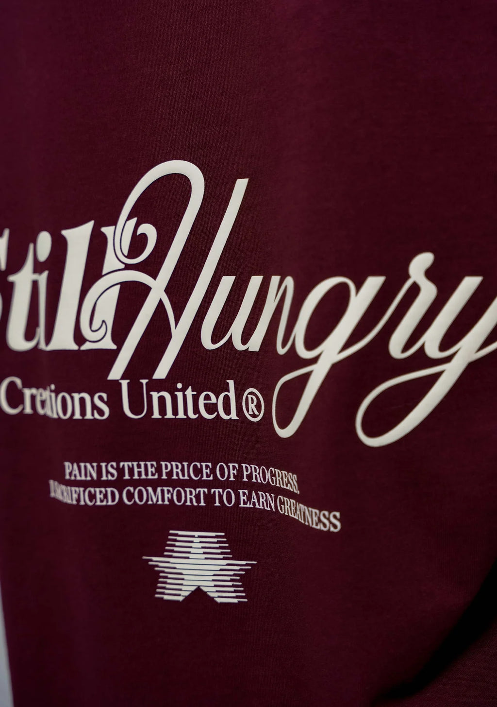 Pure Still Hungry Burgundy T-Shirt PUR22106