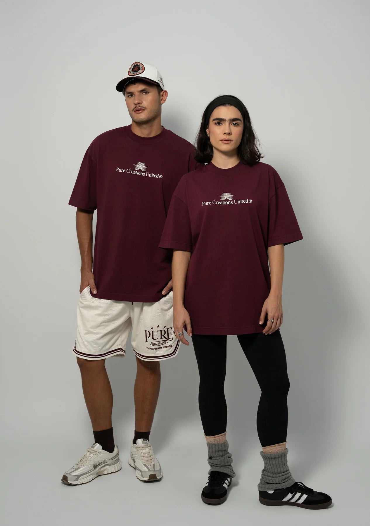 Pure Still Hungry Burgundy T-Shirt PUR22106