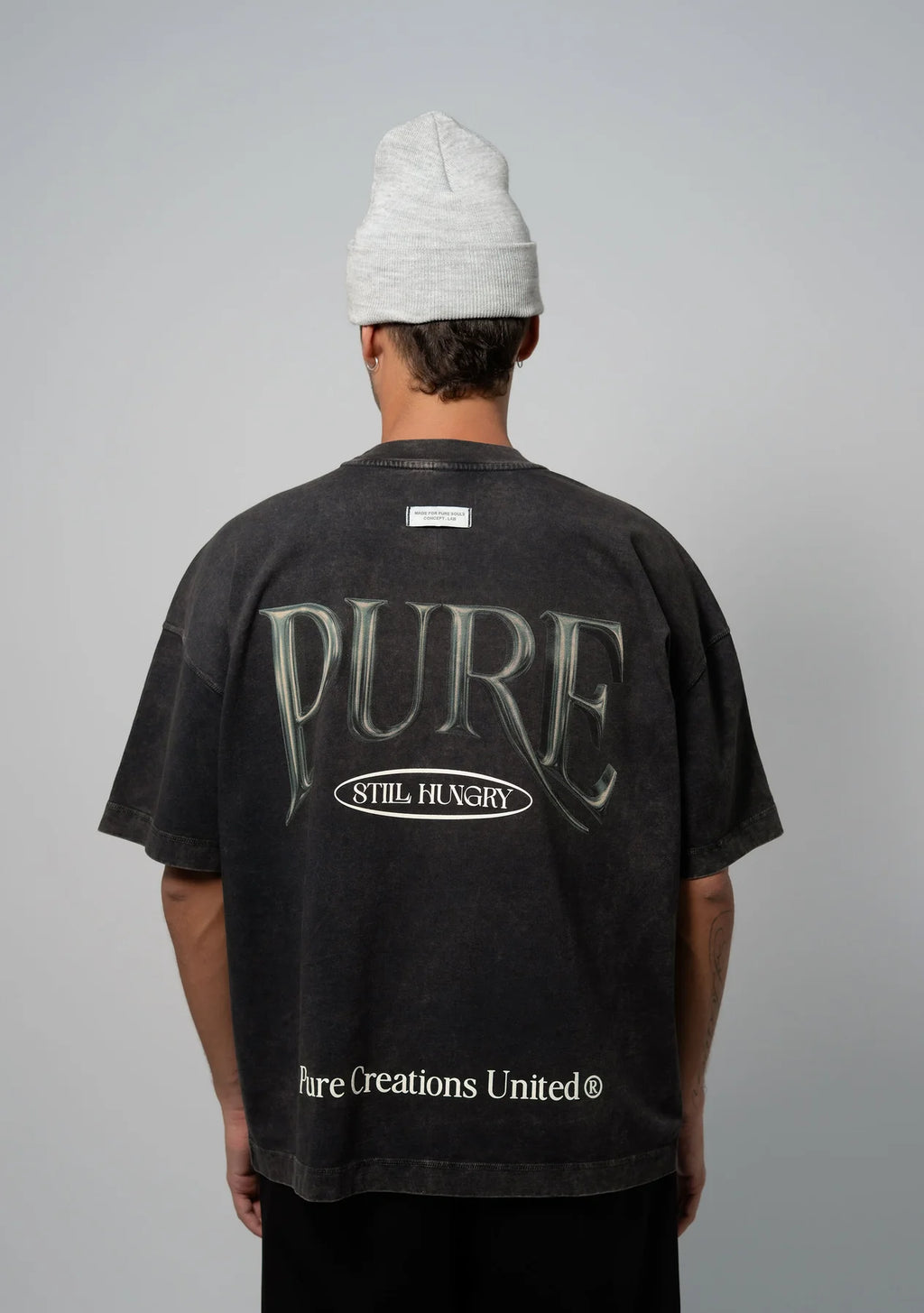 Pure Still Hungry Washed Gray T-Shirt PUR22115