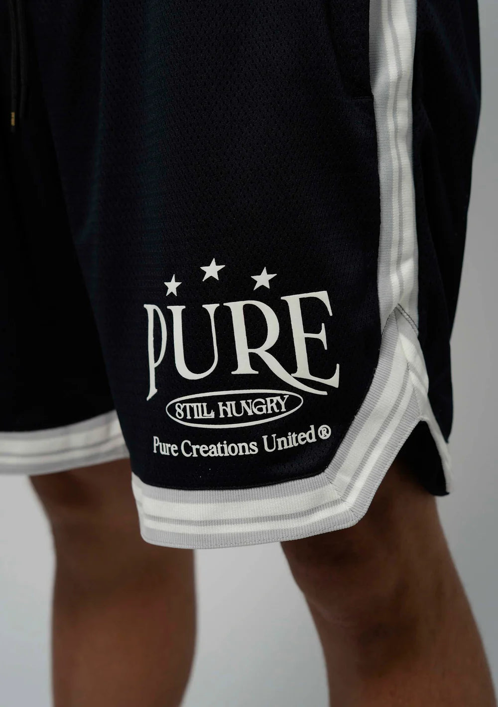 Pure Still Hungry Black Shorts PUR22123