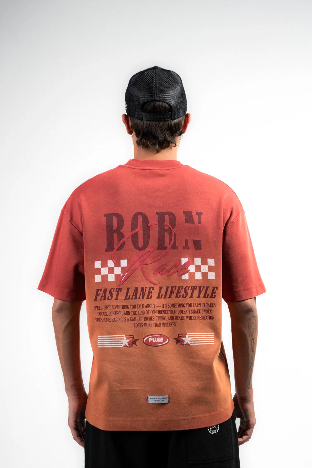 Pure Overdrive Washed Clay red T-Shirt PUR22286