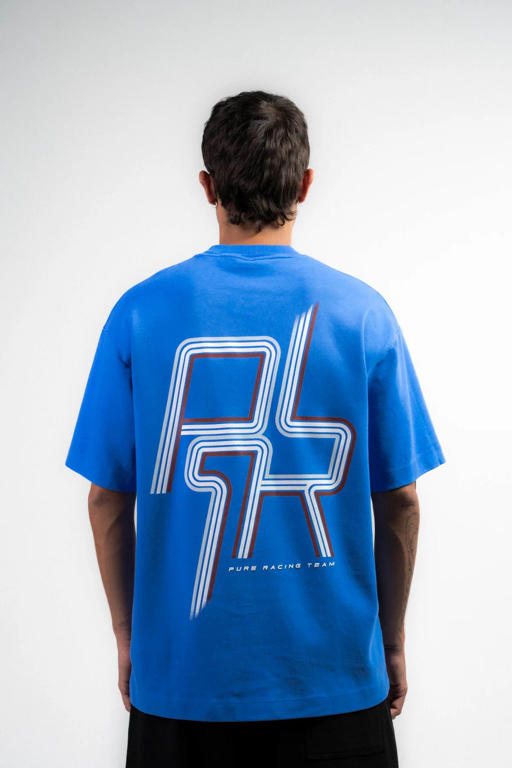 Pure Overdrive Blue Racing Lines T-Shirt PUR22596