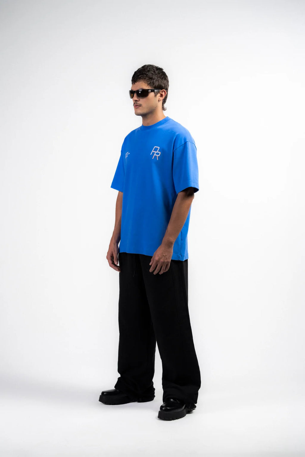 Pure Overdrive Blue Racing Lines T-Shirt PUR22596