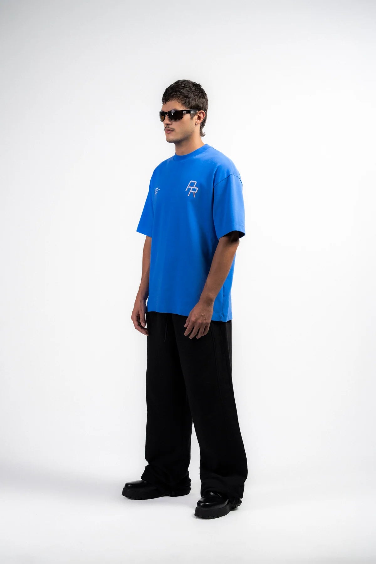 Pure Overdrive Blue Racing Lines T-Shirt PUR22596