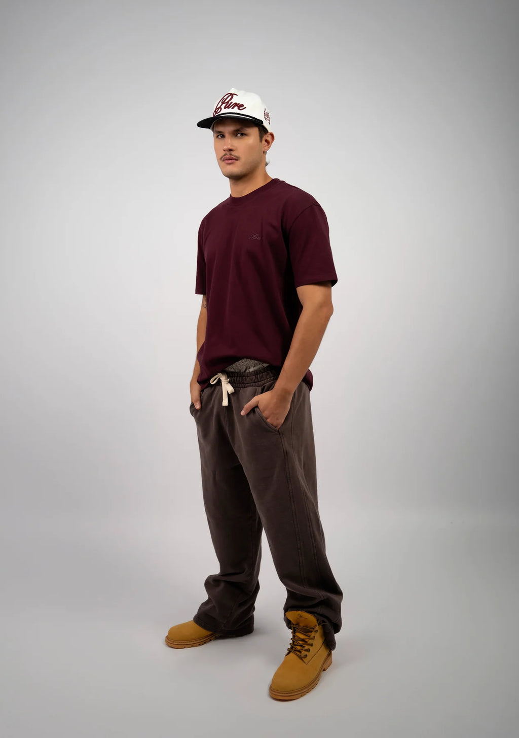 Pure Classic Burgundy T-Shirt PUR22612