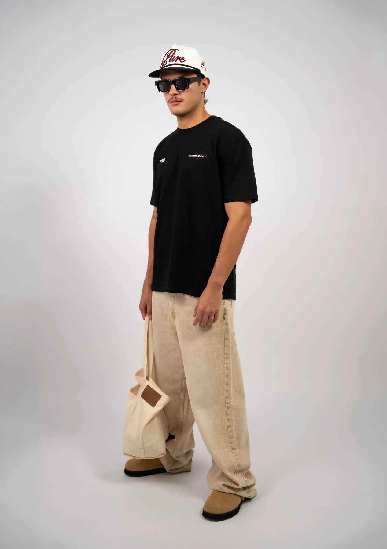 Pure Black Regular T-Shirt PUR22616