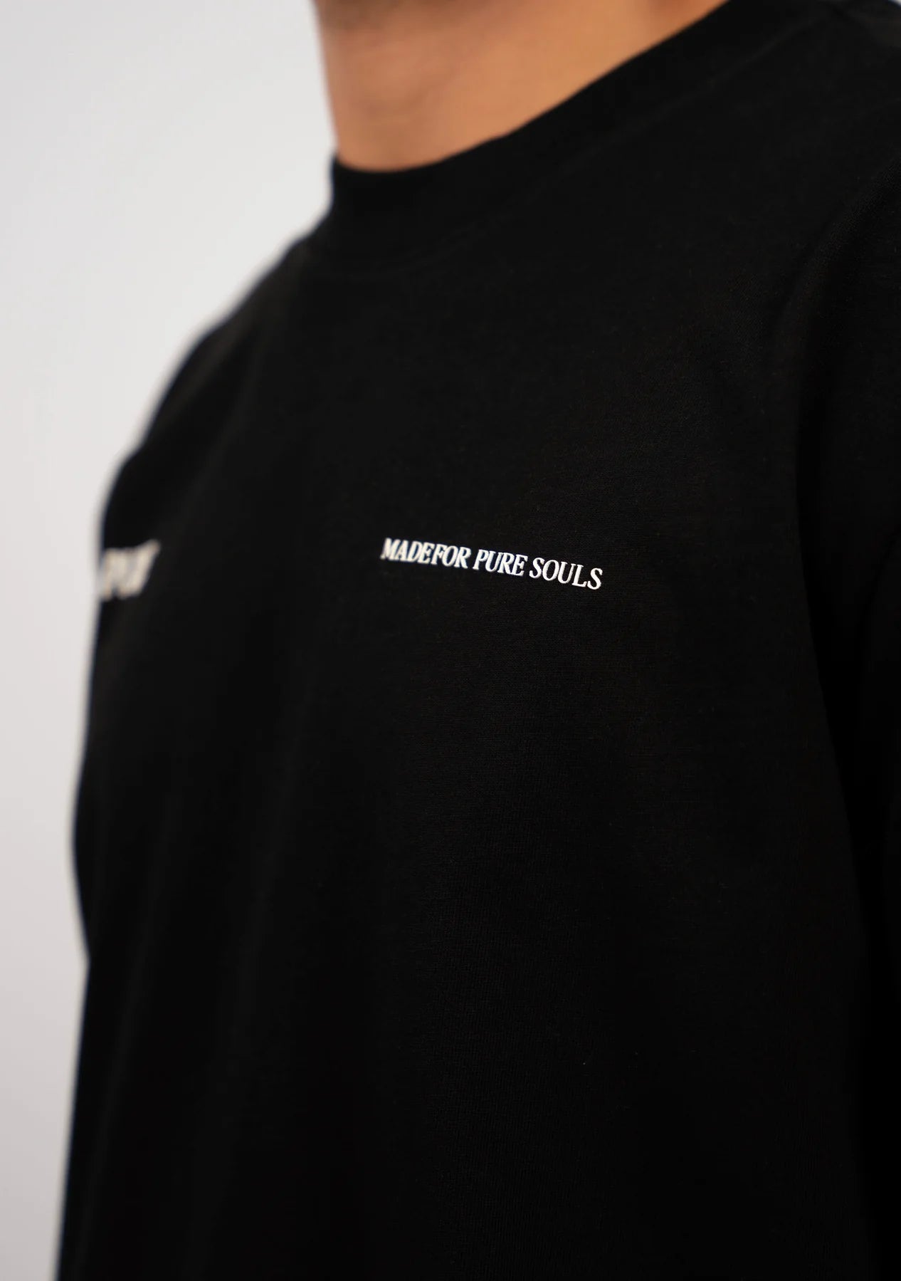 Pure Black Regular T-Shirt PUR22616